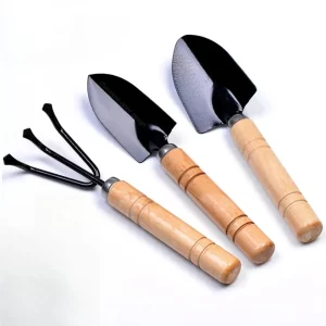 3Pcs Mini Size Garden Tools Set for Garden Plants Flower Pot Cactus Vegetables Digging Weeding Indoor Small Plants Garden Access