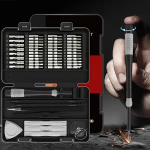 58 in 1 Precision Screwdriver Set with Torx T5 T6 T8 Mini Repair Tool Kit for Computer PS4 PS5 Eyeglasses Watch PC Phone Repair